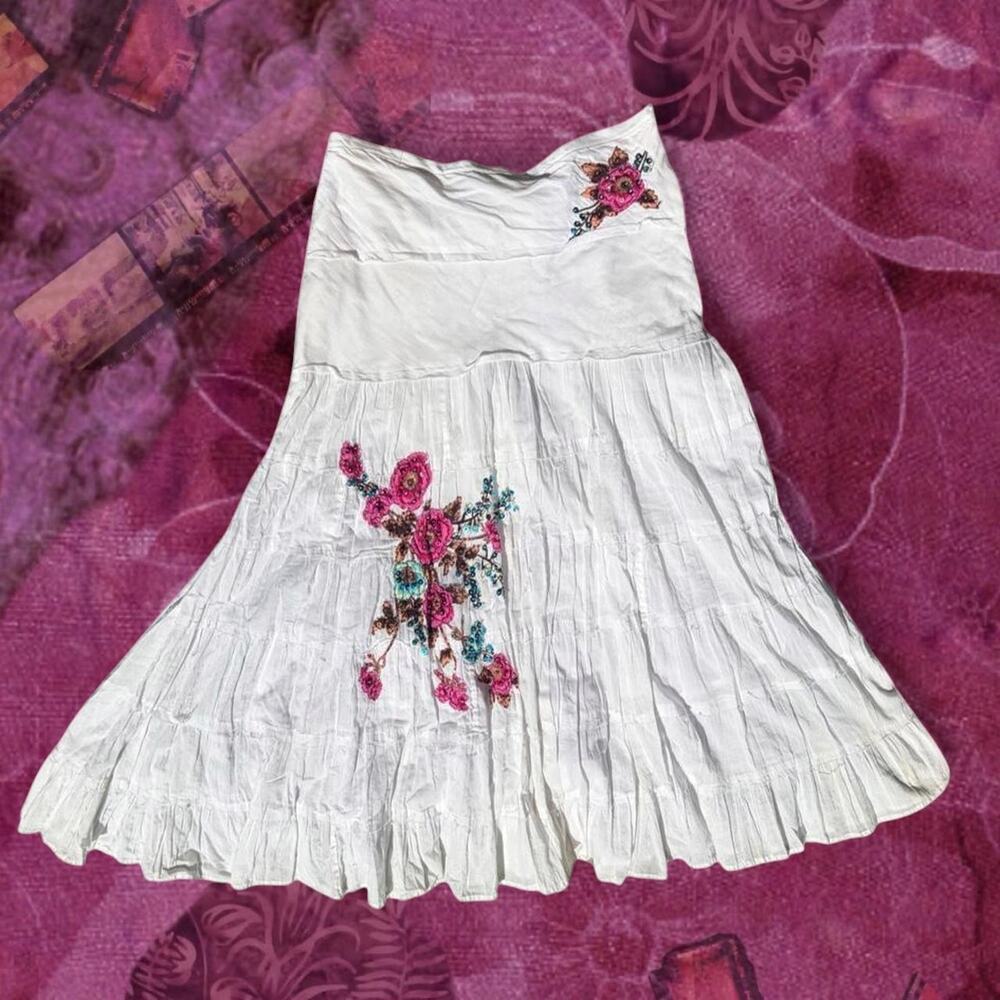 Vintage inspired 100 cotton strapless sundress